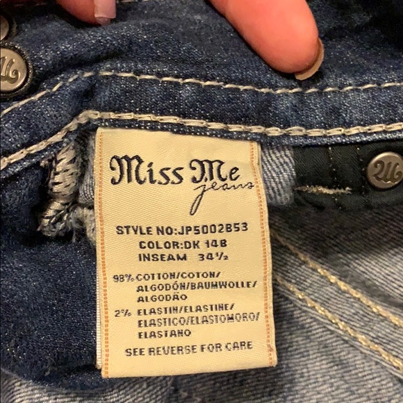 Rhinestone Miss Me Jeans Size 28 Fabulous! - Picture 6 of 8